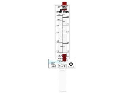 Blue White Flowmeter 80-300 GPM 3 Inch | F-30300T