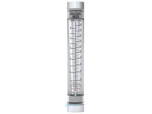 Blue White Flow Meter | 0.5 Inch 0.3–7.5 GPM | F-40375LN-8