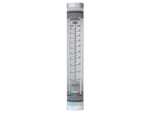 Blue White Industries Acrylic Flow Meter Adapter F/NPT | F-40750LN-12