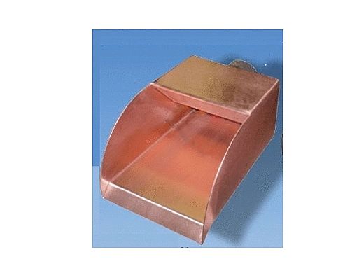 RC-6 6" RADIUS COPPER SCUPPER