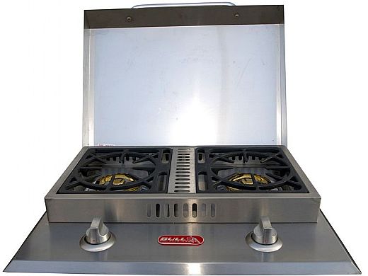 Bull Outdoor Products Double Sideburner NG | 60099