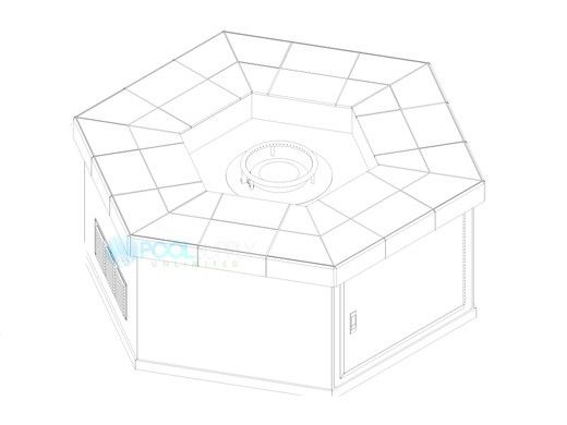 Bull Outdoor Products Hexagon Rock Fire Pit Upgrade | 47724