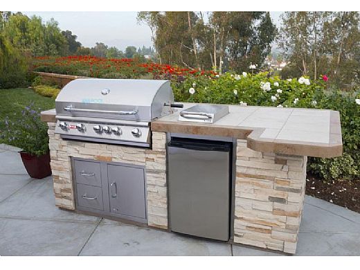Bull Barbecue Brahma 38" 5-Burner Built-In Natural Gas Grill with Lights | 57569