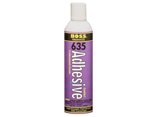 Boss 635 Wall Foam Spray Adhesive | 12 OZ. | 635C-10
