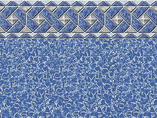 Sonoma 10x15' Oval Standard Gauge Unibead 48" Tall Liner | LI1015OTU