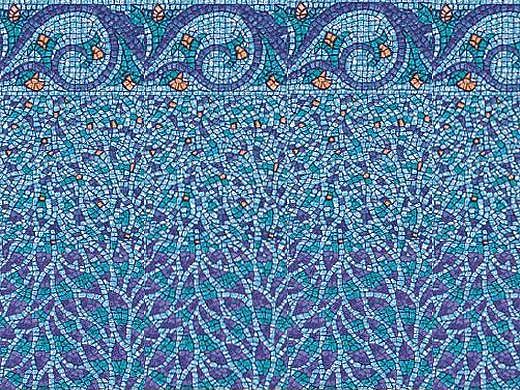 Emerald isle 12x28' Oval Heavy Gauge Unibead 48" Tall Liner | LI1228TSU25