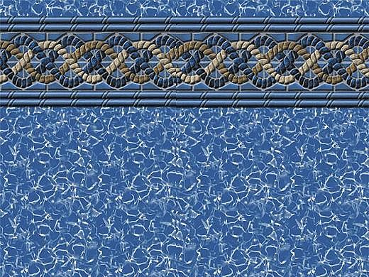 Gold Coast 12' x 18' Oval Heavy Gauge Unibead 48" Tall Liner | LI1218MGU25