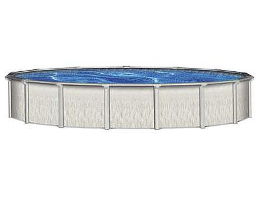 Barbados 33' Round 52" Steel Wall Pool with Skimmer | Pool Only | PBAR-3352SSPSS2C