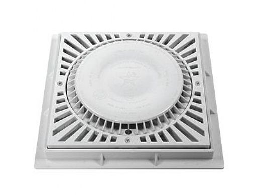 AquaStar 9 inch Square SUN Suction Outlet Covers and Mud Frame | SUN9101
