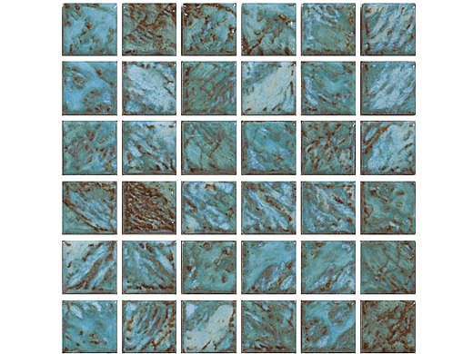 National Pool Tile Oasis Series 1x1 | Turquoise Mirage | OSS-MIRAGE1x1