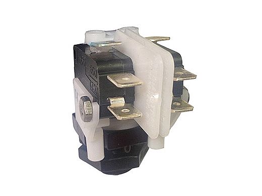 Allied Air Switch 21A - DPDT - Latching - Center Spout | 3-20-0026