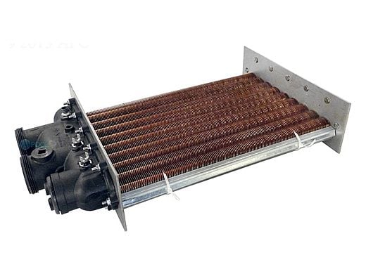 Raypak Cupro Nickel Heat Exchanger Complete with Polymer Heads Units Prior to 7-13 | 010356F