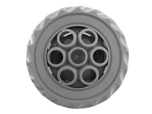 Custom Molded Products Spa Jet 2.5" Gunite Scalloped Internal Jet with 3.5" Massage Flange | Gray | 25591-241-000