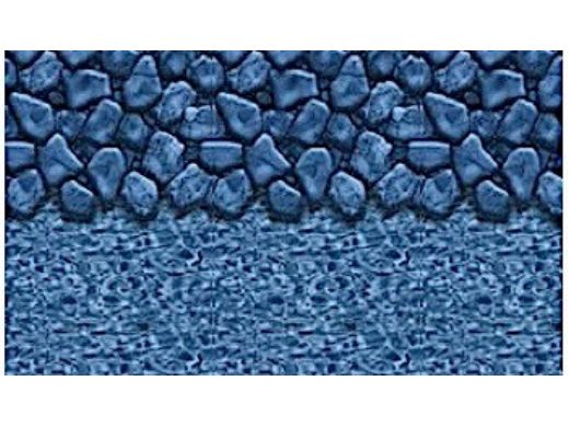 18' Round Boulder Swirl Pattern Above Ground Pool Liner | Uni-Bead | Heavy Gauge | 54" Wall | LI1854BSU25