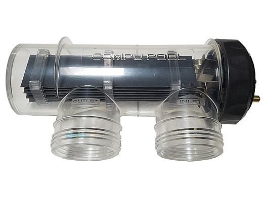 CompuPool OEM Replacement Salt Cell with Housing for CPSC16 | 4-Blade for up to 20,000 Gallons | JD363130B-COMPL