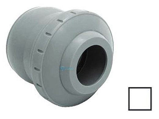 AquaStar Three Piece Directional Eyeball Fitting | 2" Knock-in | with 1" Orifice | White | 6101