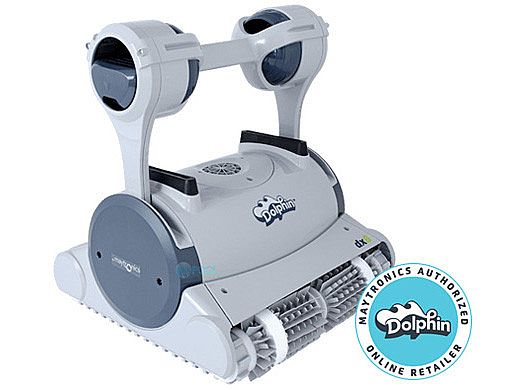 Maytronics Dolphin DX6 Robotic Residential Pool Cleaner with Caddy | 99996369-DX6