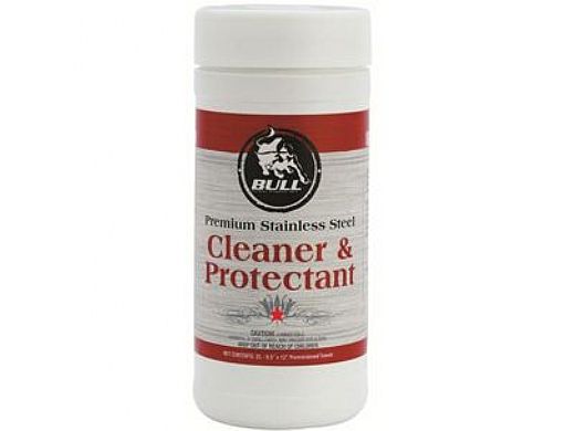 Bull Stainless Steel Cleaner and Protectant Wipes | 24162