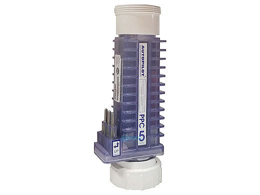 AutoPilot Commercial Replacement Salt Cell | 15-Blade for up to 80,000 Gallons | One Union & One Threaded End | 93901 CC15-MF PPC5MF