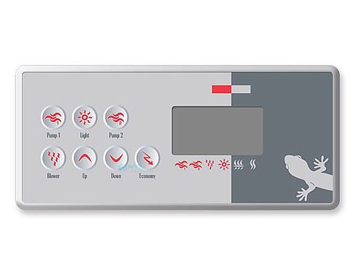 Gecko TSC-8-GE2 AND OVERLAY Keypad with Blower | BDLTSC8GE2