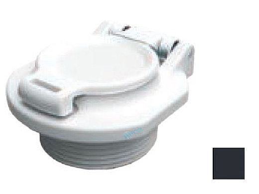 AquaStar Safety Vacuum Lock Wall Fitting 1.5" | Black | VLK15T02