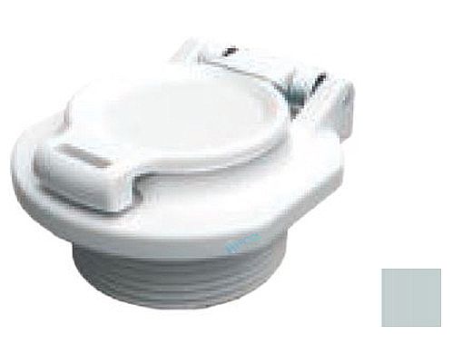 AquaStar Safety Vacuum Lock Wall Fitting 1.5" | Light Gray | VLK15T03