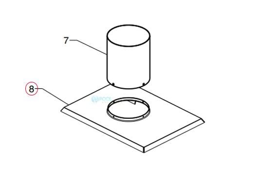 Raypak Flue Adapter | 010824F