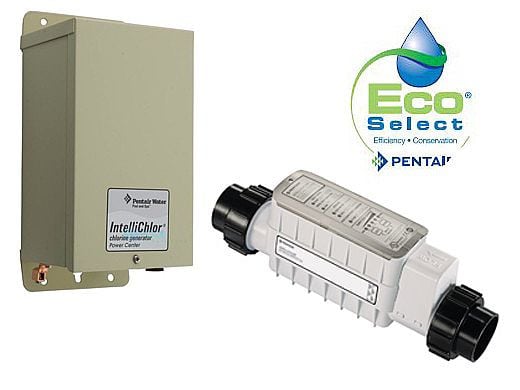 Pentair Intellichlor Salt Chlorine Generator | 40,000 Gallon Complete System | IC40KIT