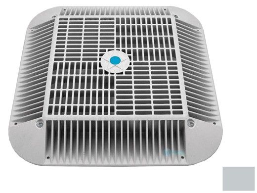 AquaStar 16" Square Anti-Entrapment Suction Outlet Cover, Mud Frame and Retro-Adapter Sub-Frame for 12" Square 3/4" Deep Retrofits (VGB Series) | Light Gray | 1216103