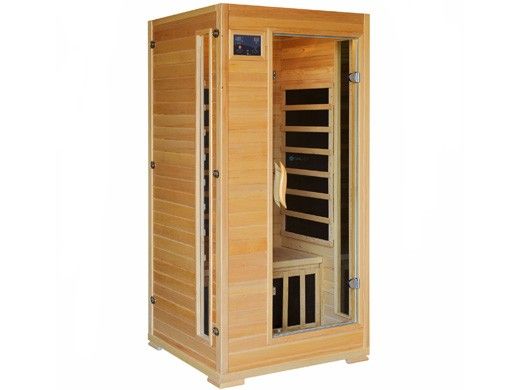 HeatWave Buena Vista 1-2 Person Hemlock Infrared Sauna with 4 Carbon Heaters | SA2402