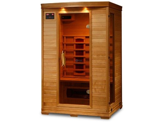 HeatWave Coronado 2-Person Hemlock Infrared Sauna with 5 Ceramic Heaters | SA2406