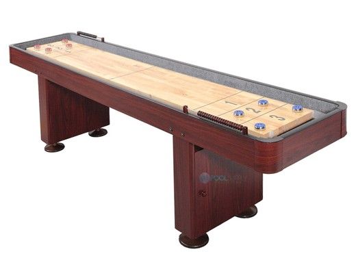 Hathaway Challenger 12-Foot Shuffleboard Table | Dark Cherry Finish | NG1214 BG1214