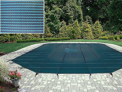 Arctic Armor 18-Year Standard Mesh Safety Cover | Rectangle 16' x 32' Green | WS330G