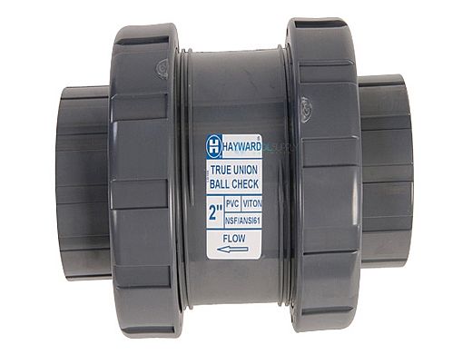 Hayward TC-Series 4" True Union PVC Ball Check Valve Socket EPDM | TC1400SE