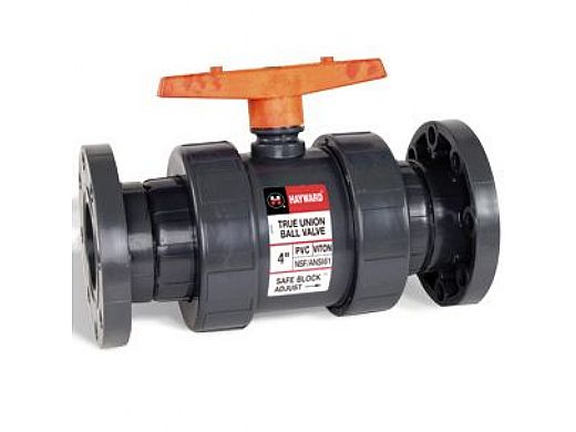 Hayward 6" True Union Ball Valve with Flange | TB1600FE