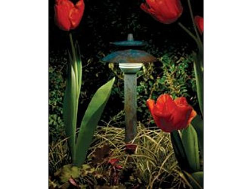 FX Luminaire | PezzoForte® Black Wrinkle 20 Watt Pathlight | PF-20-12R-BF
