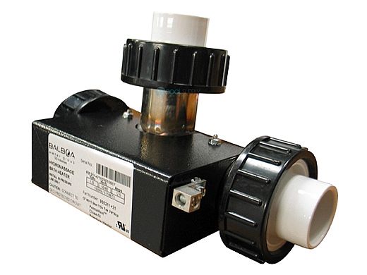 Balboa Bath Heater with Unions | 1.5kw 115V In Line T Style 7" | 2-00-5009 | 935211-21