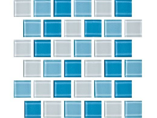 National Pool Tile Allure 1x1 Glass Tile | Caribbean | 201-035