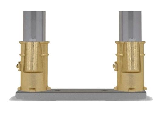 Perma Cast 6" Bronze Channel Set with 8" Center | PC-6008-BC