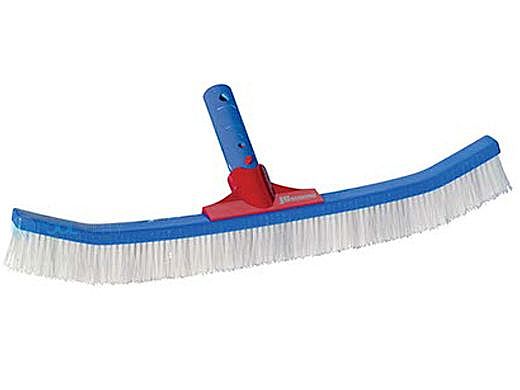 Pool Pals 18" JC Red Deluxe SS & Poly Bristle Combo Brush | BR3018R