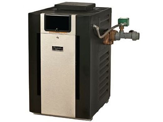 Raypak Professional Series Natural Gas Commercial Pool & Spa Swimming Pool Heater 399K BTU | Cupro Nickel Heat Exchanger | Electronic Ignition | Digital Controls | B-R408-EN-X #50 013731