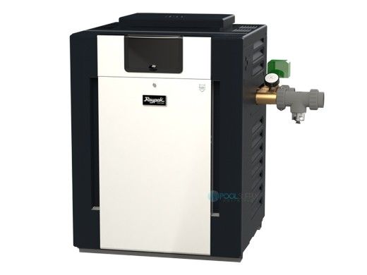 Raypak Professional Series Propane Commercial Pool & Spa Heater | 266K BTU Cupro Nickel Heat Exchanger | Altitude 0-1999 Ft | Electronic Ignition | Digital Controls | B-R268-EP-X #57 013730