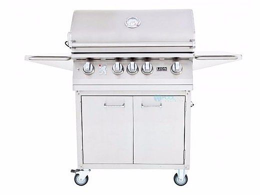 Lion Premium Grills L-75000 Stainless Steel Cart Only with Locking Wheels | 53621