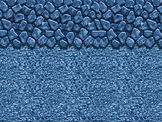 Boulder Swirl 8' Round Heavy Gauge Overlap Style Liner NL364400 | LI848BSO
