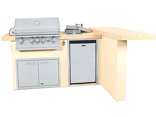 Lion Premium Grill Islands Entertainment Q with Stucco Natural Gas | 90115NG