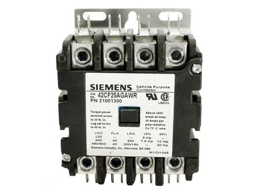 Coates Contactor 4 Pole 50 AMP 208V 240V Coil | 21001300