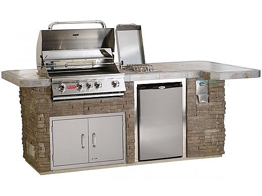Bull Outdoor Products BBQ Island in Rock | 31015