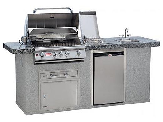 Bull Outdoor Products Outdoor Kitchen Island | Rock or Brick | 31011