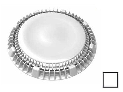 AquaStar 10" Anti-entrapment Suction Outlet Cover|Mud Frame with Vented Riser Ring (VGB Series) White | 10AVWR101