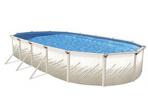Pretium 15'X30' Oval 52" Steel Wall Pool Assy Only w/ Skimmer & Return | Pool Only | PPREGXDUN-CH153052SSSTSSFB0-WS